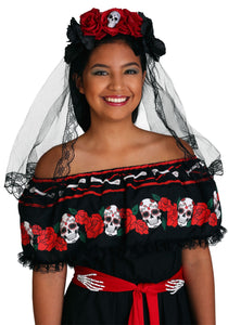 Day of the Dead Women's Veil