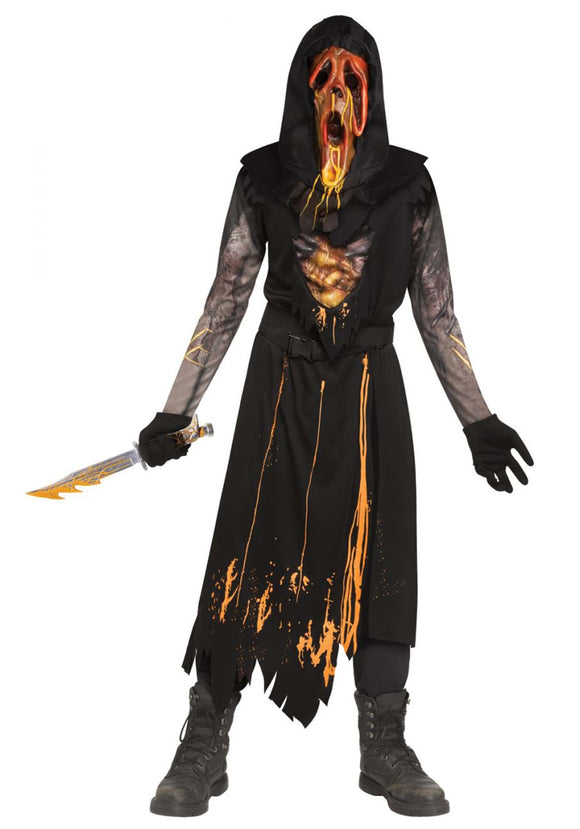 Kids Dead by Daylight Scorched Ghost Face Costume