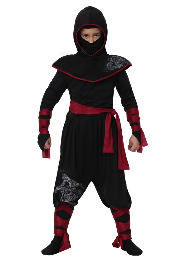 Deadly Ninja Boy's Costume