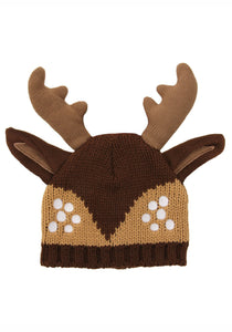 Knit Deer Hat