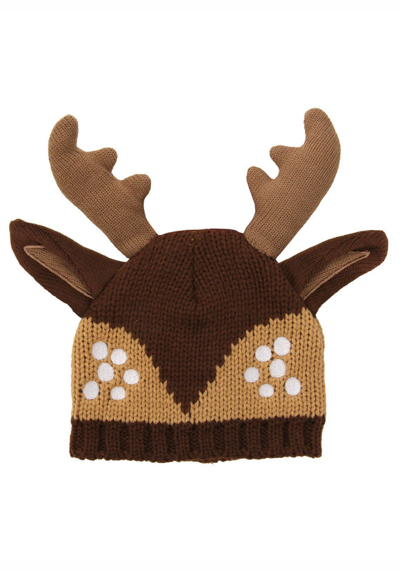 Knit Deer Hat