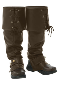 Deluxe Brown Boot Tops
