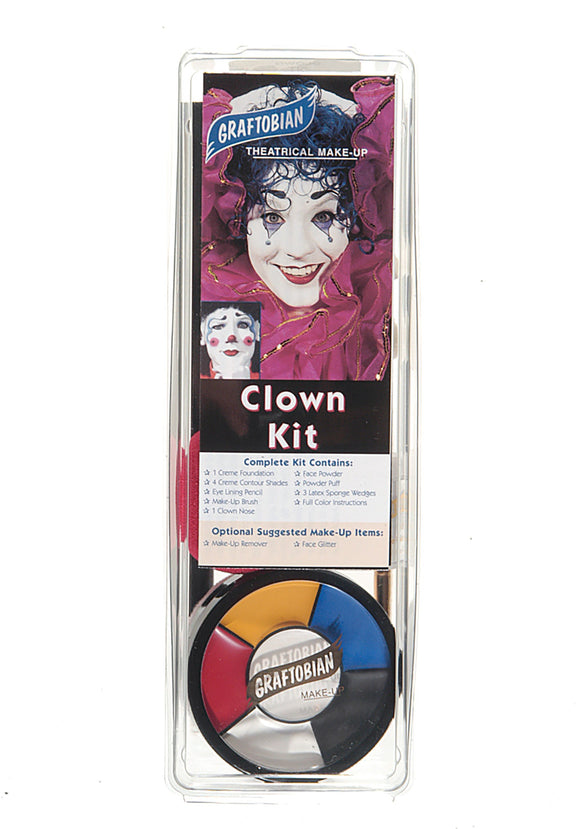 Graftobian Deluxe Clown Face Makeup Kit