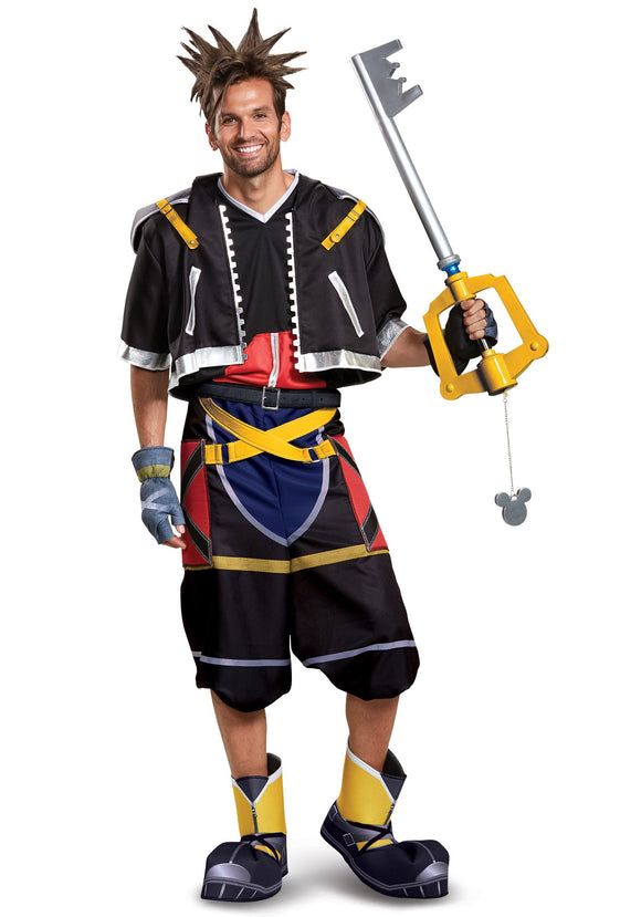 Deluxe Kingdom Hearts Sora Costume for Men