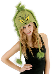 Deluxe Grinch Hoodie Hat - Grinch Accessories, Holiday Costume Ideas