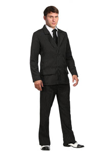 Deluxe Pin Stripe Gangster Suit  - Double Breasted Gangster Costume