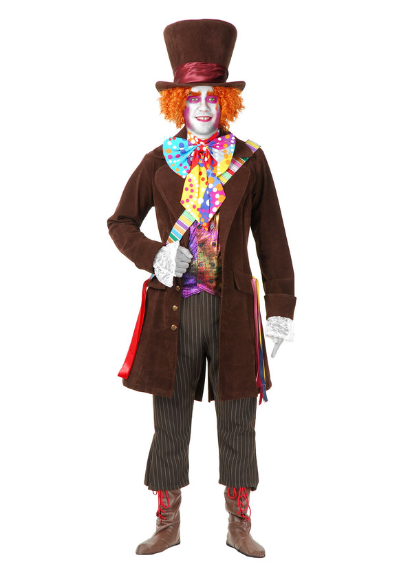 Deluxe Plus Size Mad Hatter Costume 1X