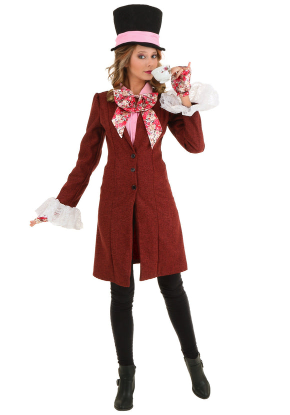 Deluxe Plus Size Women's Mad Hatter Costume 1X 2X