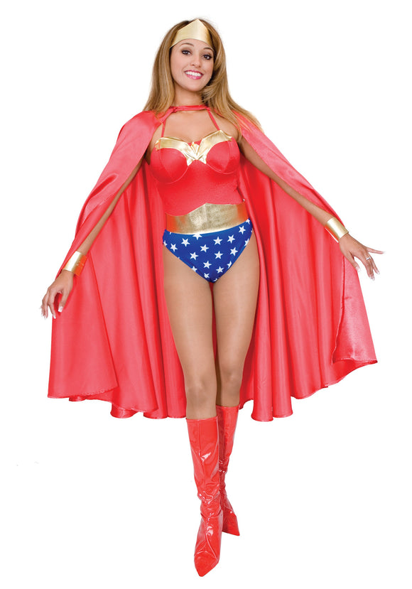 Adult Deluxe Red Superhero Cape