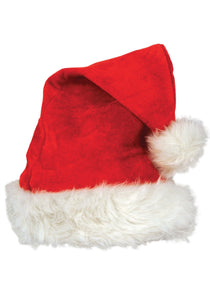 Red Deluxe Velvet Santa Hat