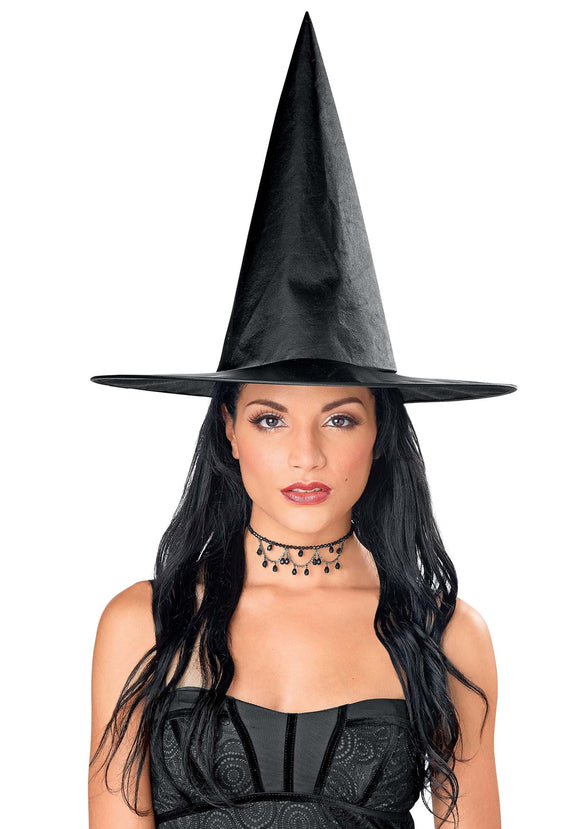 Deluxe Satin Adult Witch Hat
