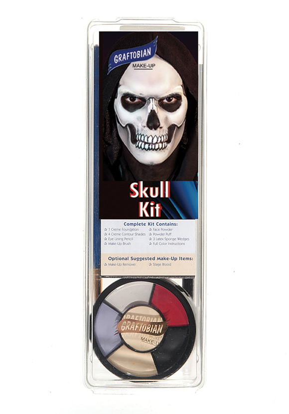 Graftobian Deluxe Skeleton Face Makeup Kit