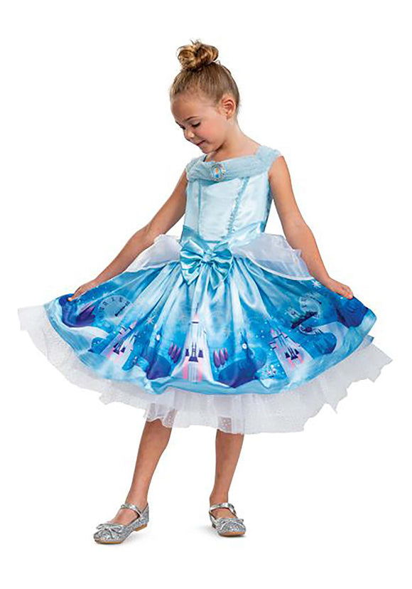 Deluxe Girl's Cinderella Toddler Costume