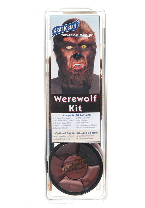 Graftobian Deluxe Werewolf Face Makeup Kit