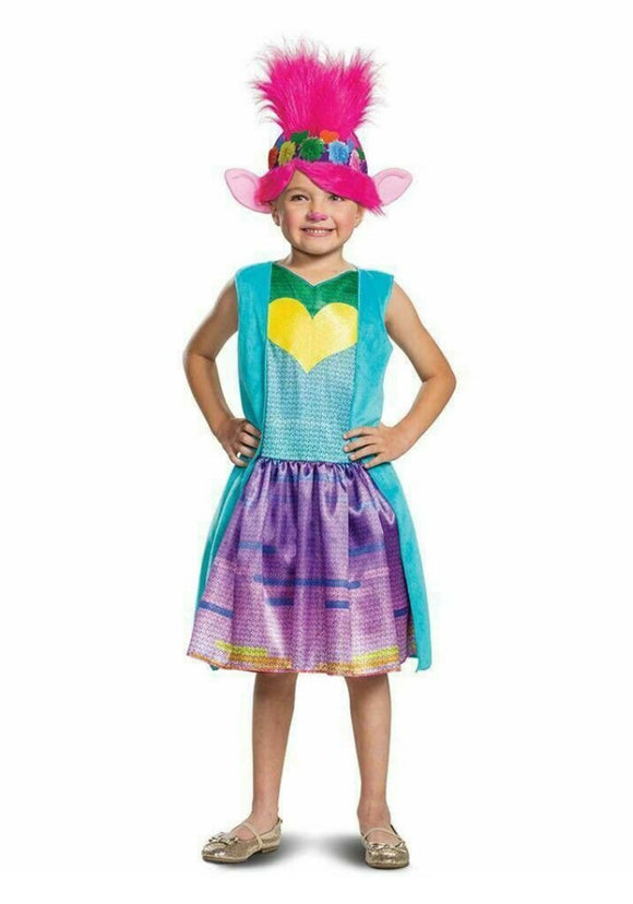 World Tour Trolls Princess Poppy Kids Costume