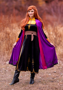 Deluxe Frozen 2 Anna Womens Costume