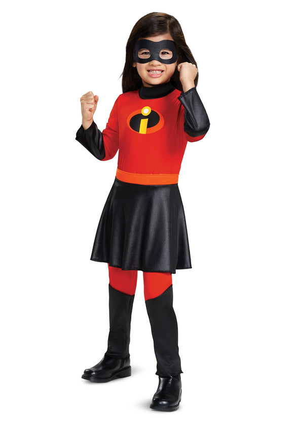 Disney Incredibles 2: Deluxe Violet Toddler's Jumpsuit Costume