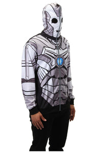 Doctor Who Cyberman Full Zip Up Hoodie