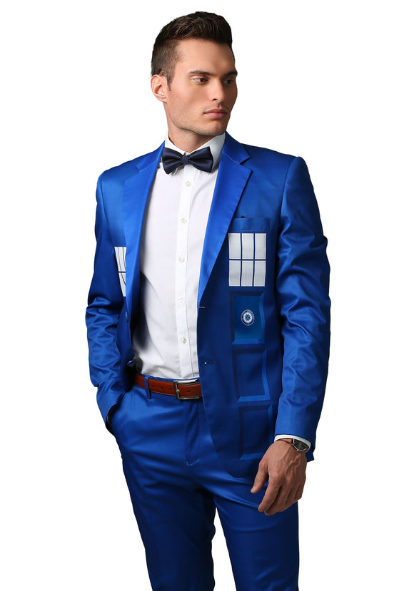 Doctor Who TARDIS Formal Slim Fit Suit Jacket