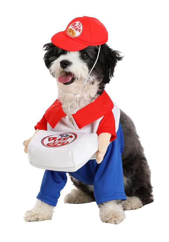 Pizza Delivery Dog Costume