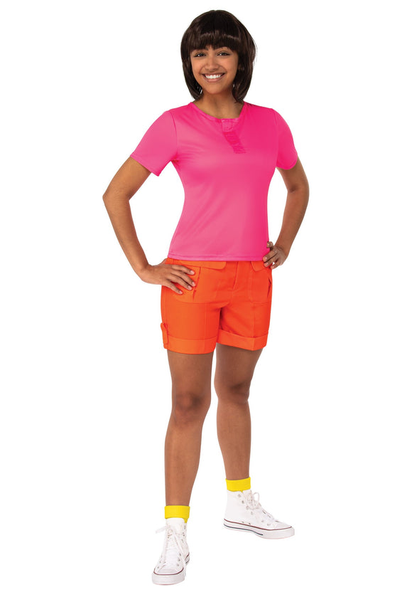 Dora the Explorer Dora Deluxe Costume for Adults