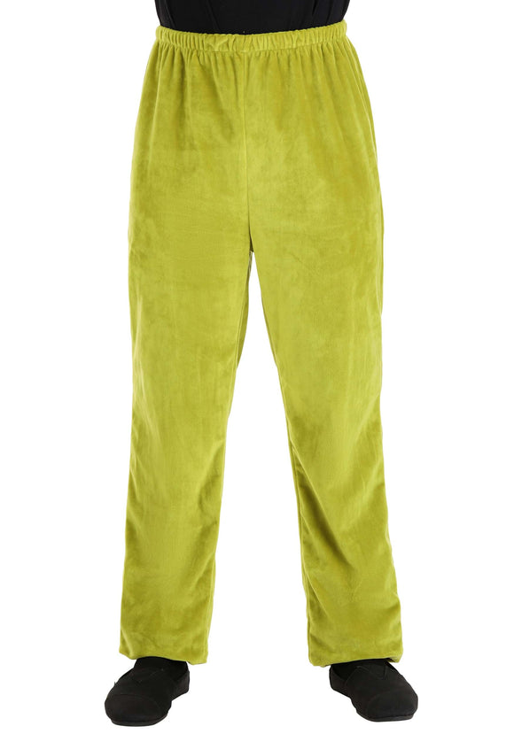 Adult Dr. Seuss Grinch Velboa Pants