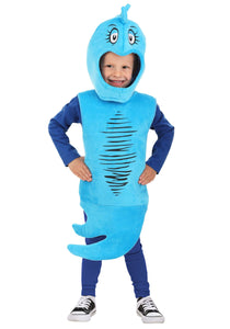 Toddler Dr. Seuss Blue Fish Costume