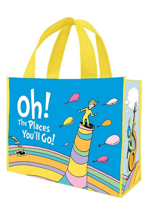 Dr. Seuss Oh the Places Tote Bag