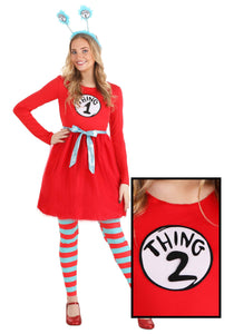 Dr. Seuss Women's Thing 1 & 2 Costume
