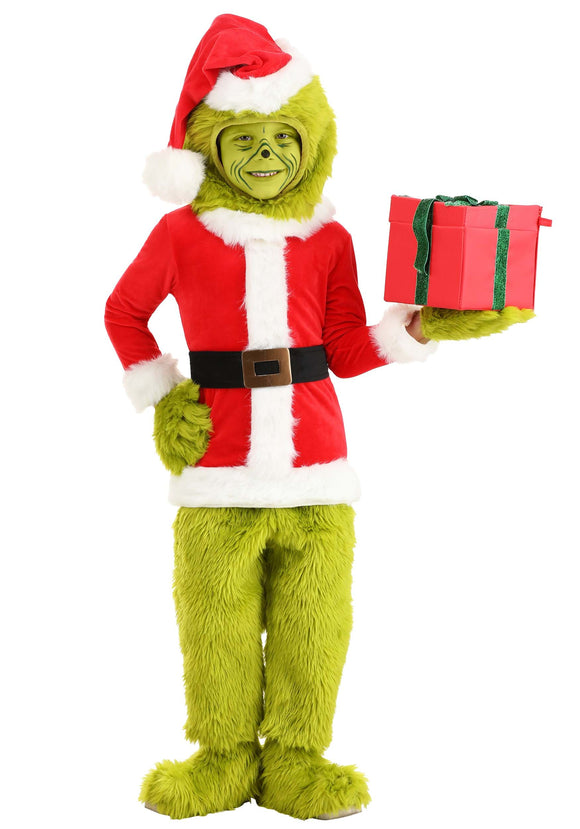 Dr. Seuss Grinch Santa Open Face Toddler Costume