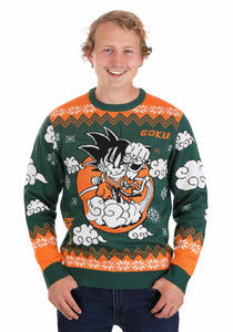 Adult Dragon Ball Z Goku Ugly Christmas Sweater for Adults