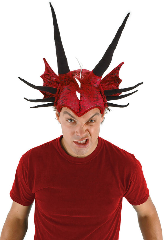 Plush Horned Dragon Hat