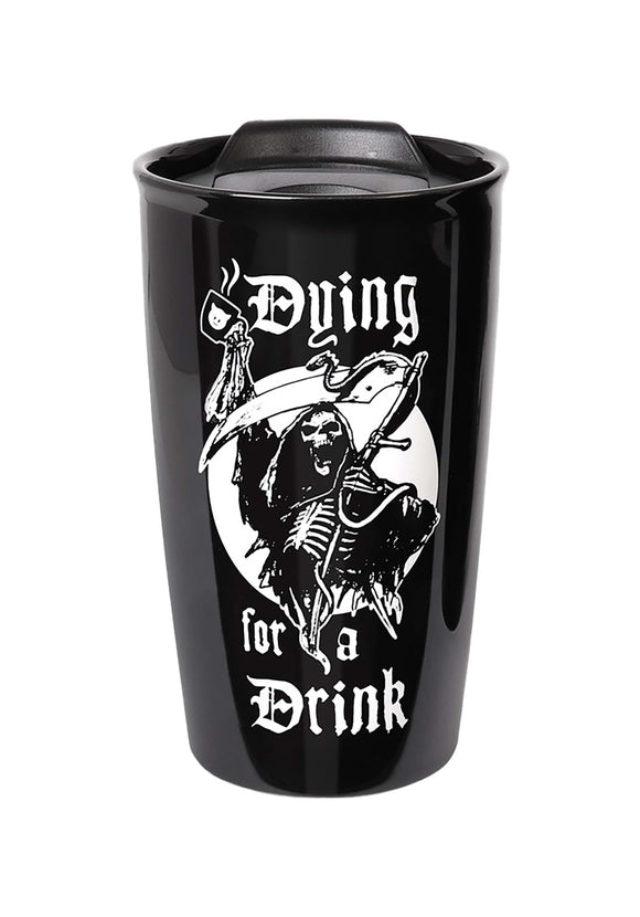 Dying for a Drink Double Walled Travel Mug