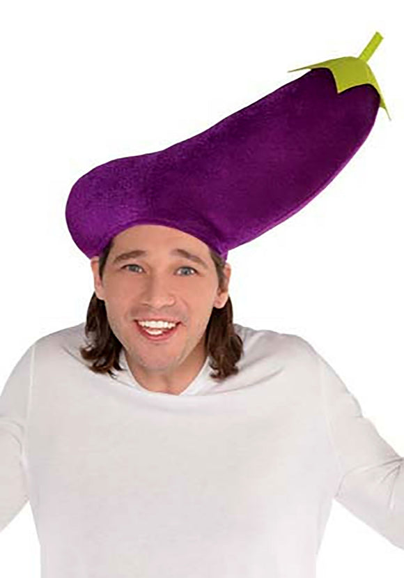 Adult Eggplant Hat