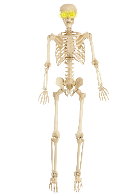 Poseable Skeleton Decoration with Electronic Eyes