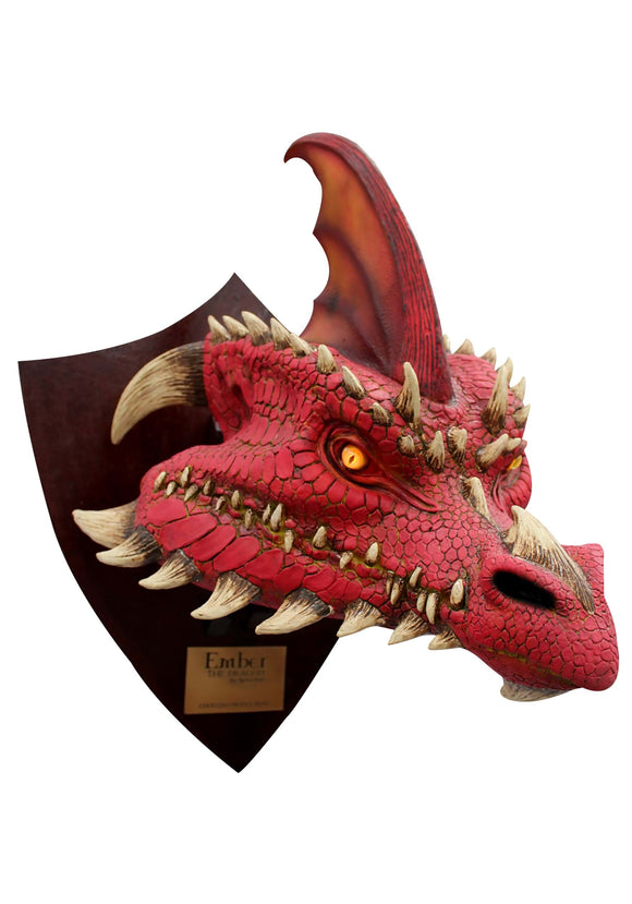 Ember the Red Dragon Trophy Halloween Decoration