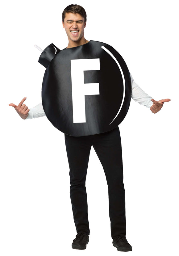 F Bomb Costume for Adults