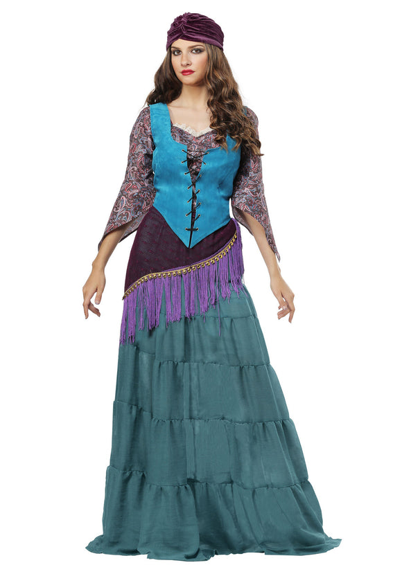 Fabulous Fortune Teller Gypsy Plus Size Costume for Women