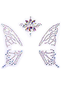 Fairy Multicolored Face Jewel Kit
