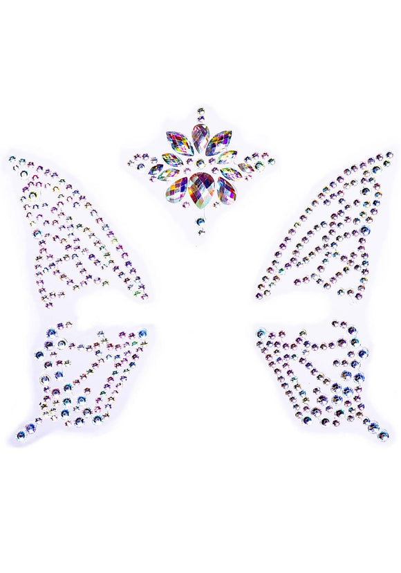 Fairy Multicolored Face Jewel Kit