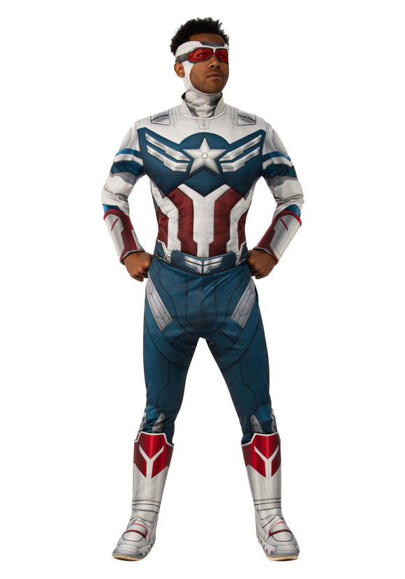 Men's Falcon and the Winter Soldier Deluxe Captain America Costume