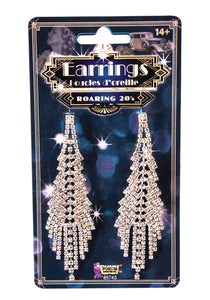 Roaring 20's Fancy Flapper Costume Earrings