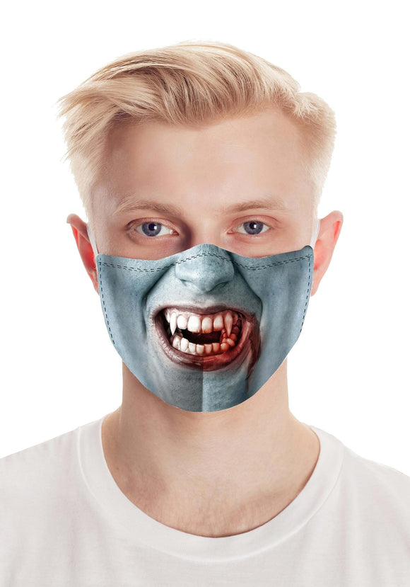Fang Face Vampire Safety Face mask