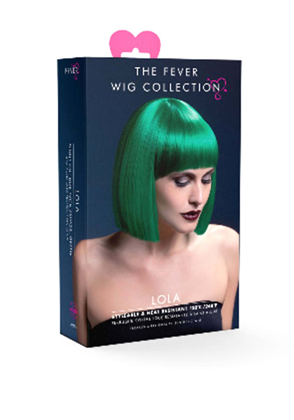 Fever Green Lola Heat Styleable Women's Wig