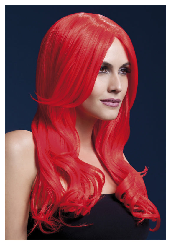 Styleable Fever Khloe Neon Red Wig