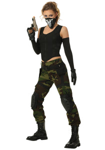 Fighting Soldier Plus Size Costume for Women 1X 2X