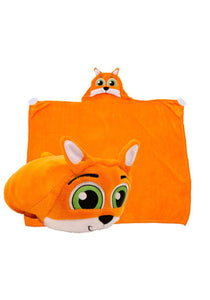 Finn the Fox Comfy Critter Costume Blanket