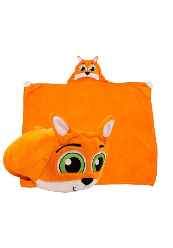 Finn the Fox Comfy Critter Costume Blanket