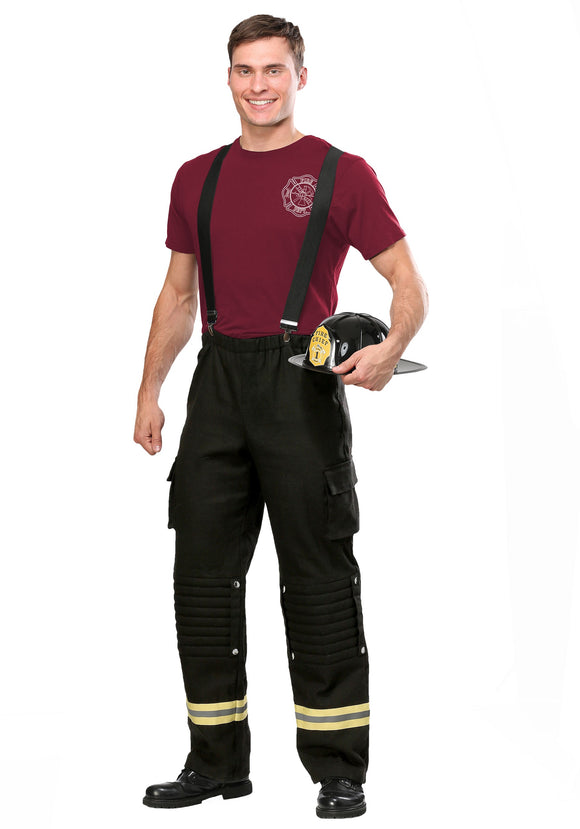 Fire Captain Plus Size Costume for Men 2X