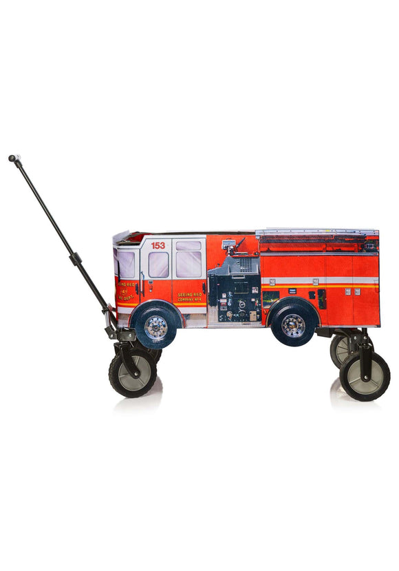 Fire Truck Wagon Costume Cover Accessory